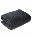 Narzuta velvet Sofia 2 170x210 czarna