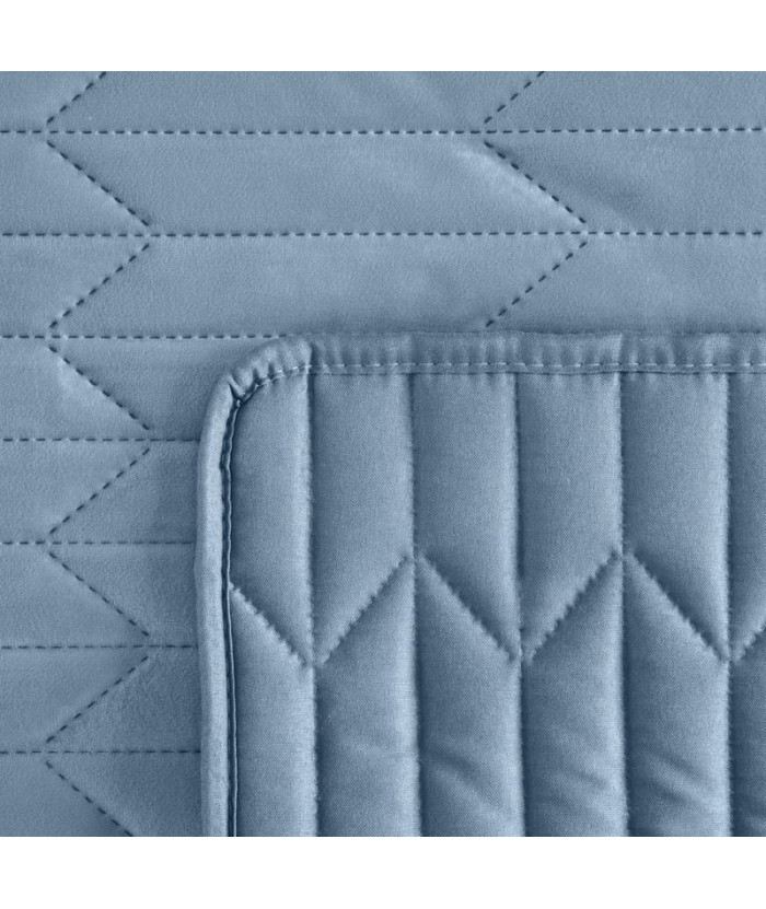 Narzuta velvet Sofia 1 230x260 niebieska Eurofirany Narzuta velvet Sofia 1 230x260 niebieska