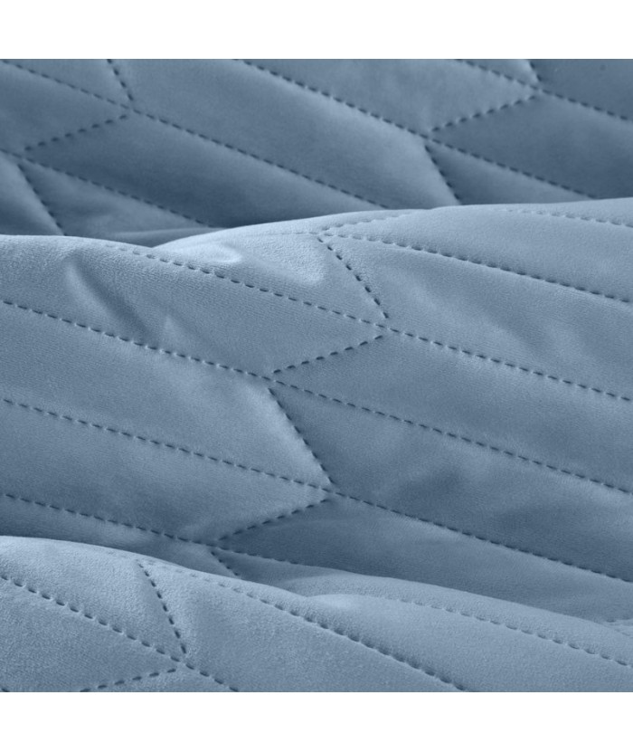 Narzuta velvet Sofia 1 230x260 niebieska Eurofirany Narzuta velvet Sofia 1 230x260 niebieska