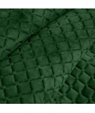Narzuta velvet Dimon 230x260 ciemnozielona