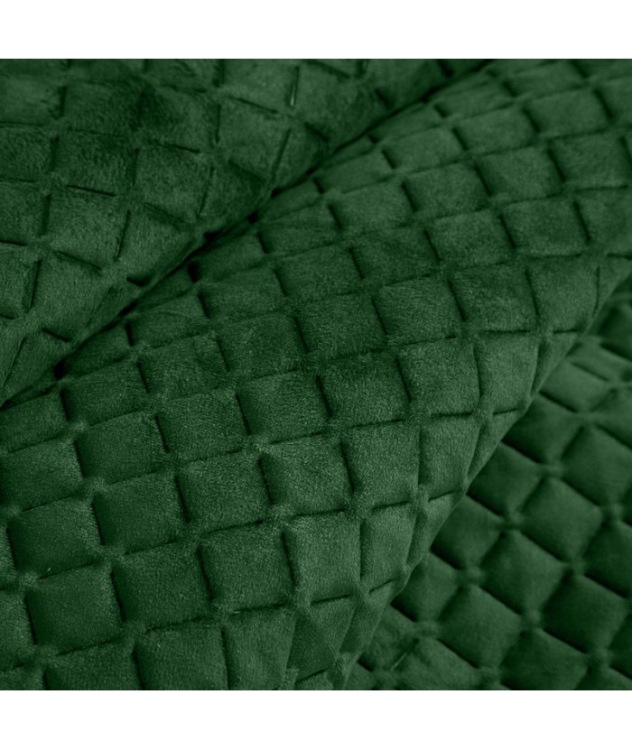 Narzuta velvet Dimon 230x260 ciemnozielona Eurofirany Narzuta velvet Dimon 230x260 ciemnozielona