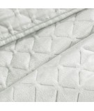 Narzuta velvet Dimon 230x260 kremowa