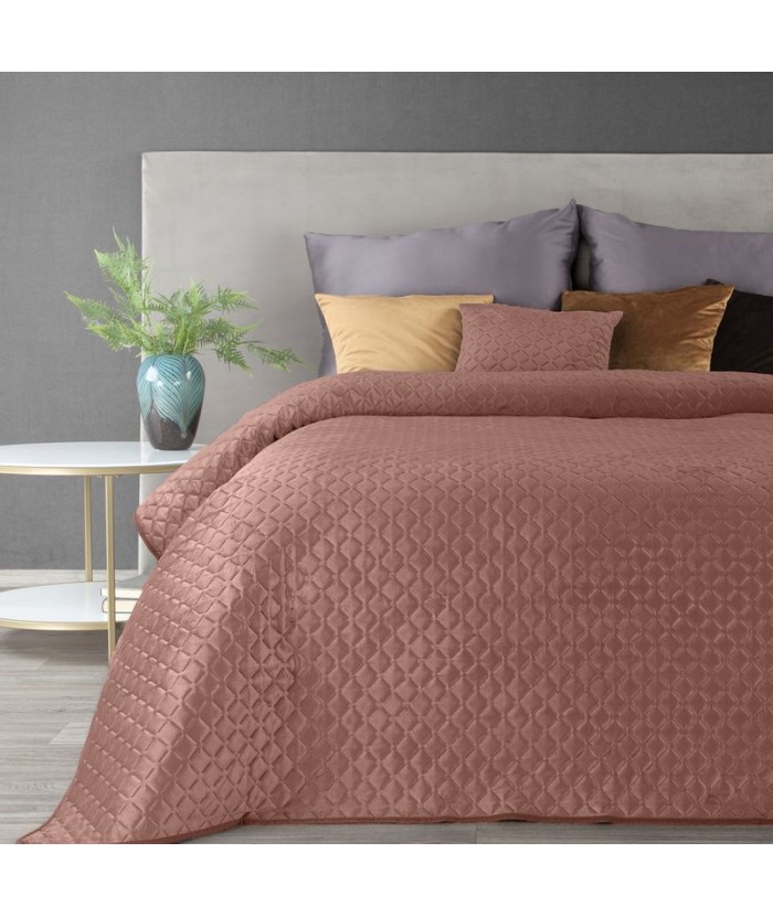 Narzuta velvet Dimon 230x260 pudrowa Eurofirany Narzuta velvet Dimon 230x260 pudrowa