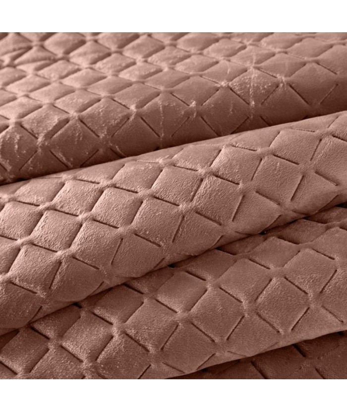 Narzuta velvet Dimon 230x260 pudrowa Eurofirany Narzuta velvet Dimon 230x260 pudrowa