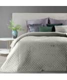 Narzuta velvet Dimon 230x260 srebrna