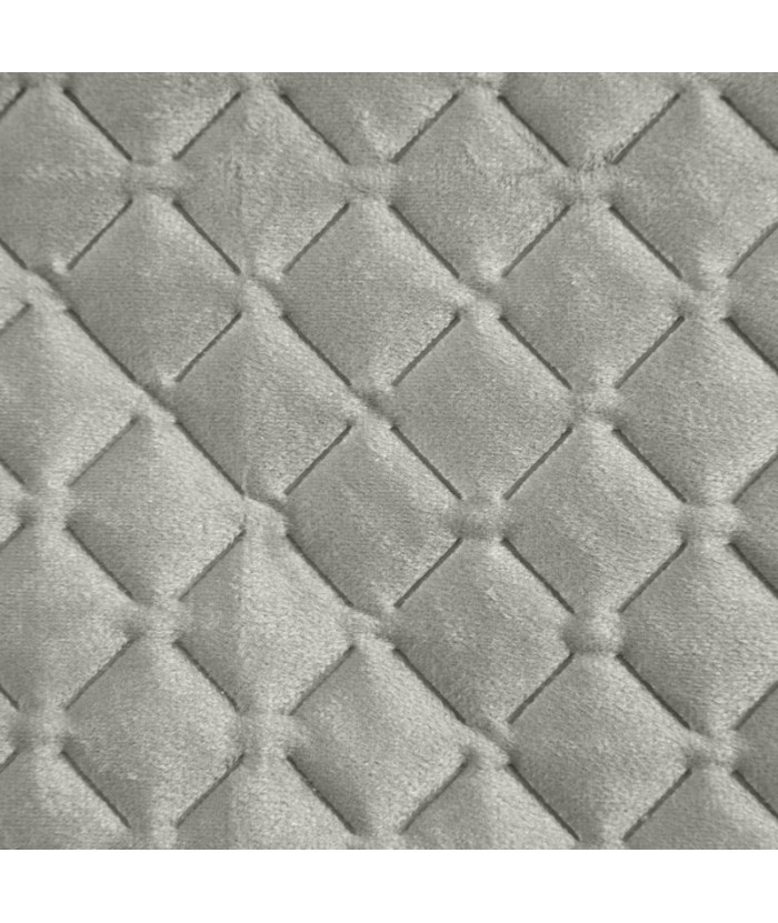 Narzuta velvet Dimon 230x260 srebrna