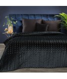 Narzuta velvet Frida 1 170x210 czarna