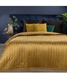 Narzuta velvet Frida 1 170x210 miodowa