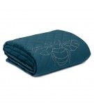 Narzuta velvet Stela 1 170x210 ciemnoturkusowa