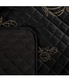 Narzuta velvet Stela 1 170x210 czarna