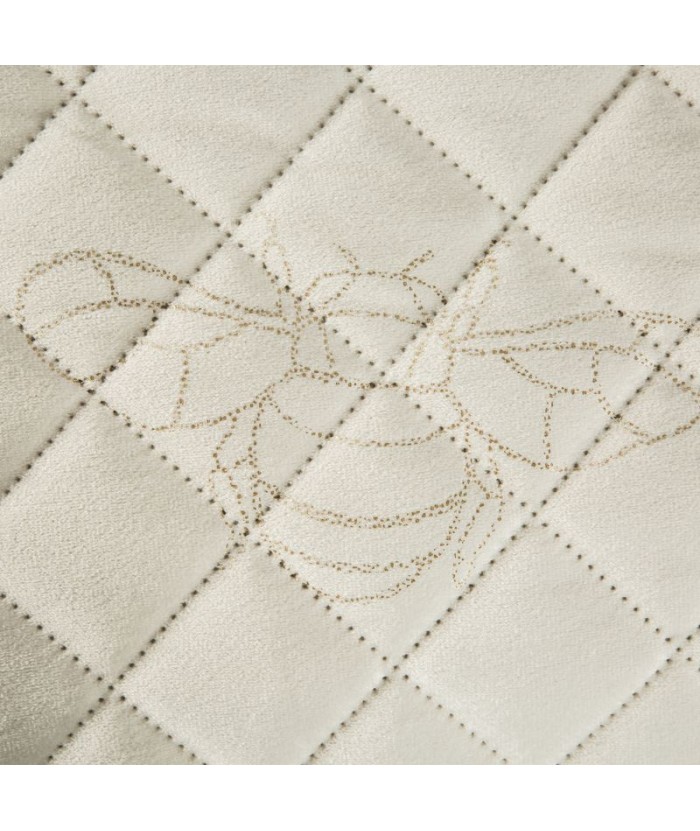 Narzuta velvet Stela 1 170x210 kremowa Eurofirany Narzuta velvet Stela 1 170x210 kremowa
