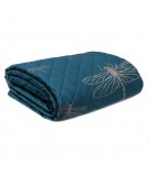 Narzuta velvet Lori 170x210 ciemnoturkusowa