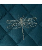 Narzuta velvet Lori 170x210 ciemnoturkusowa