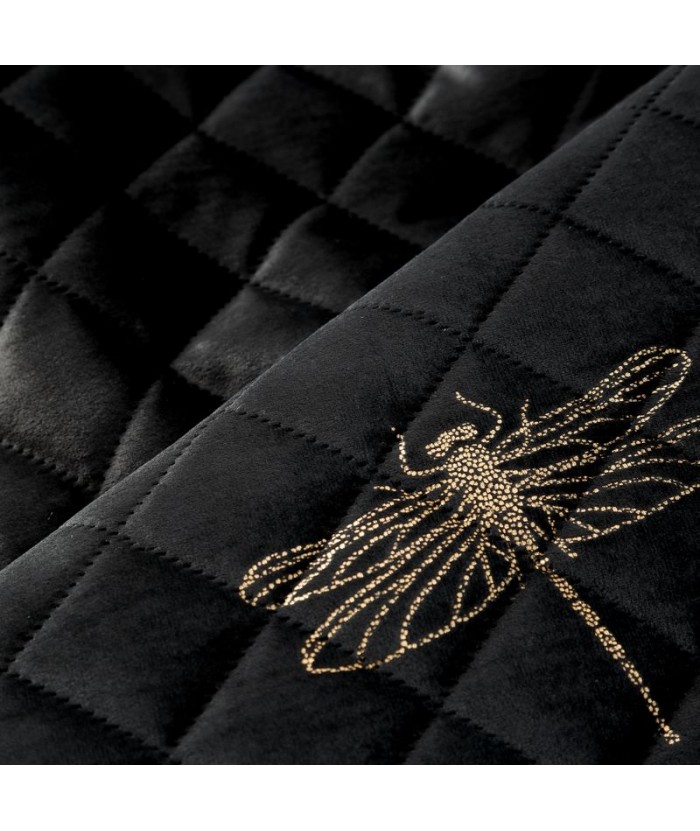 Narzuta velvet Lori 170x210 czarna