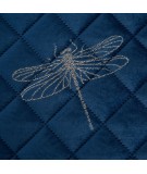 Narzuta velvet Lori 170x210 granatowa
