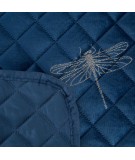 Narzuta velvet Lori 170x210 granatowa
