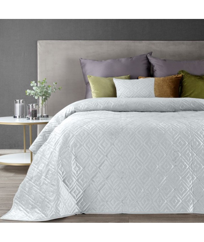 Narzuta velvet Ariel 3 220x240 biała Eurofirany Narzuta velvet Ariel 3 220x240 biała