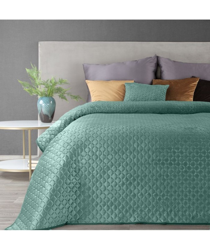 Narzuta velvet Dimon 220x240 miętowa Eurofirany Narzuta velvet Dimon 220x240 miętowa