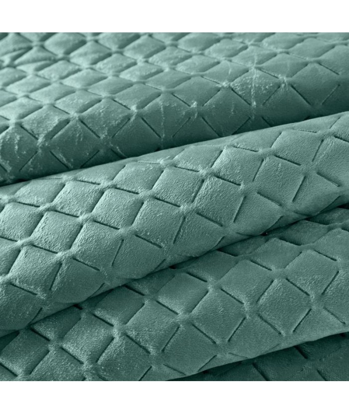 Narzuta velvet Dimon 220x240 miętowa Eurofirany Narzuta velvet Dimon 220x240 miętowa