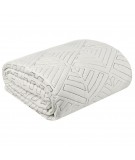 Narzuta velvet Deniz 220x240 kremowa/złota