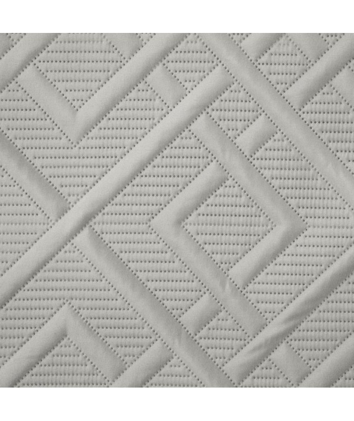 Narzuta mikrofibra Alara 2 220x240 srebrna