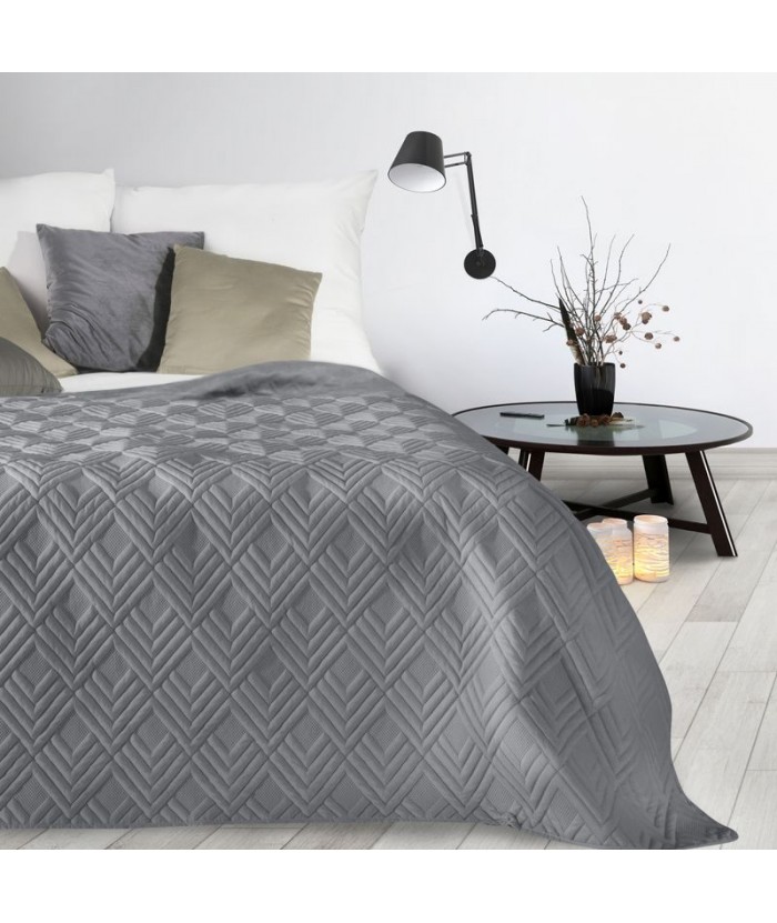 Narzuta mikrofibra Alara 1 220x240 stalowa