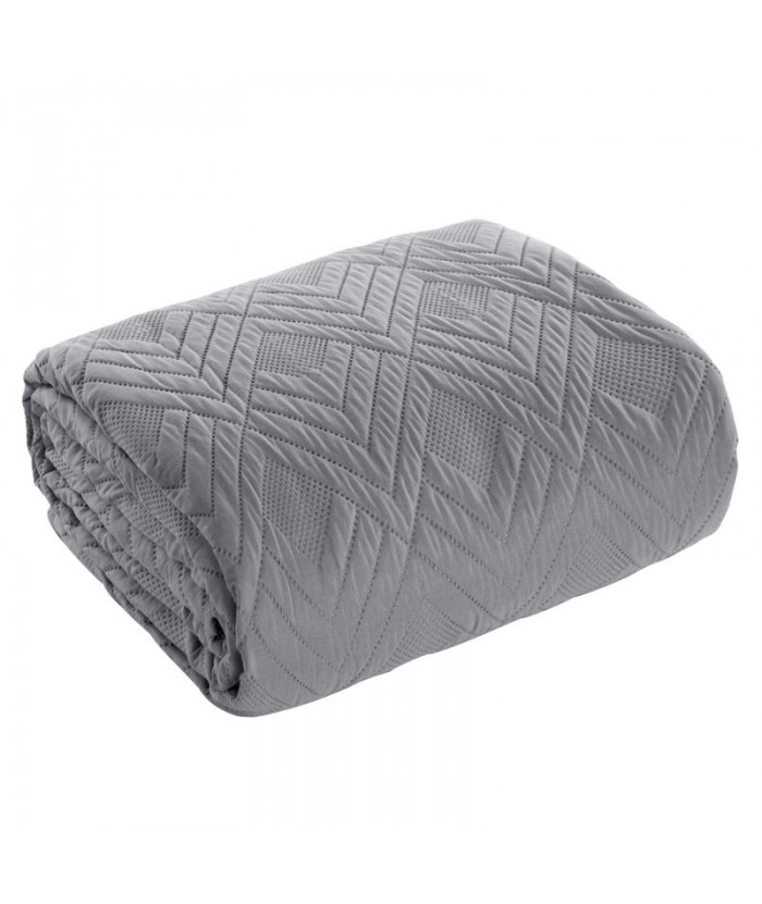 Narzuta mikrofibra Alara 1 220x240 stalowa