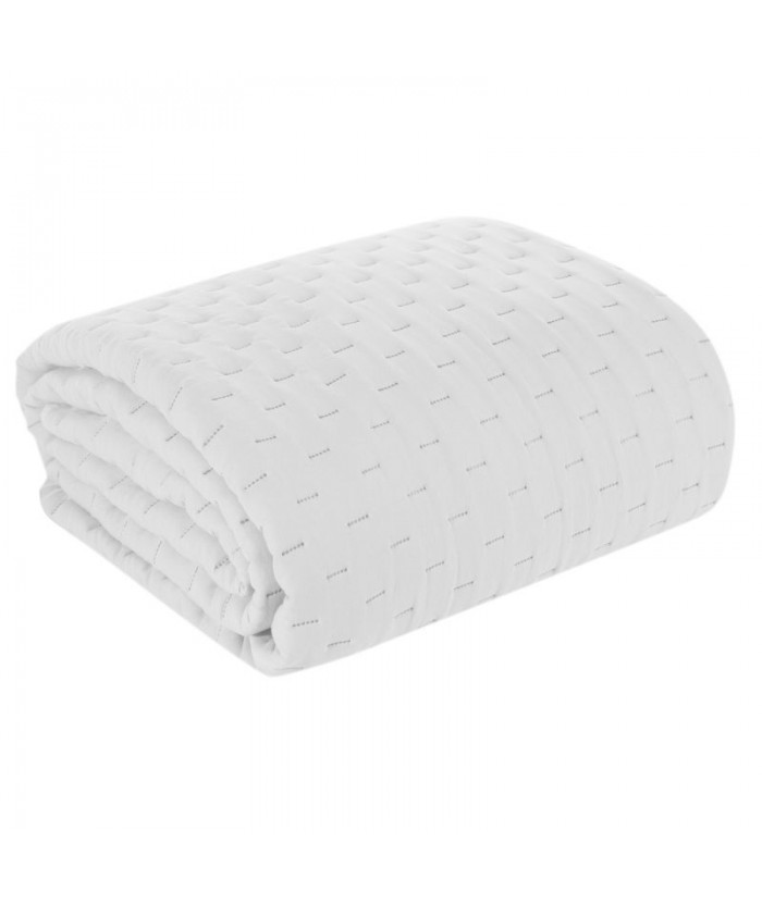 Narzuta mikrofibra Libi 2 220x240 biała