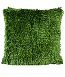 Poszewka z frędzlami Shaggy 1 40x40 oliwkowa