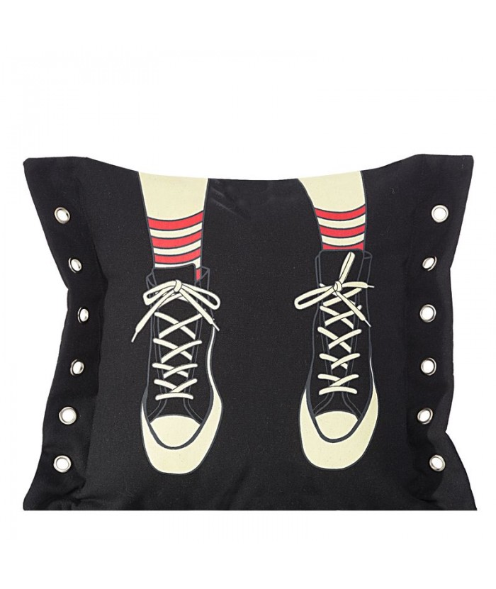 Poszewka Boots 40x40 czarna