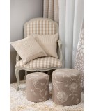 Poszewka Sindy 1 40x40 kremowa