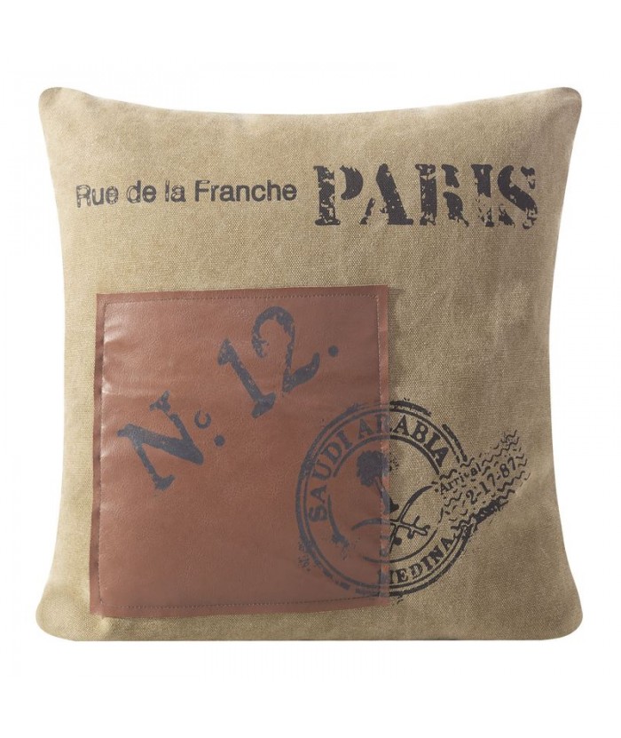 Poszewka Post 1 45x45 jasnobrązowa