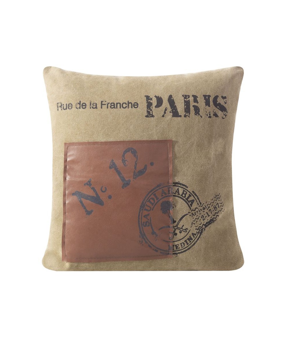 Poszewka Post 1 45x45 jasnobrązowa