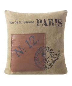 Poszewka Post 1 45x45 jasnobrązowa