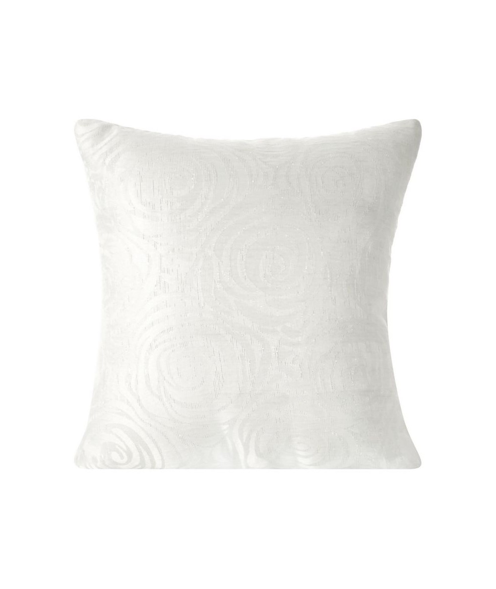 Poszewka Morgan 40x40 biała/srebrna