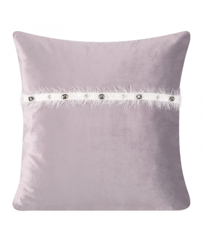 Poszewka velvet Tiana 3 45x45 wrzosowa