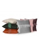 Poszewka velvet Argea 45x45 jasnobordowa
