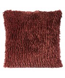 Poszewka z frędzlami Shaggy 1 40x40 ceglana