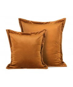 Poszewka velvet Villa 45x45 ruda