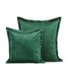 Poszewka velvet Villa 45x45 ciemnozielona