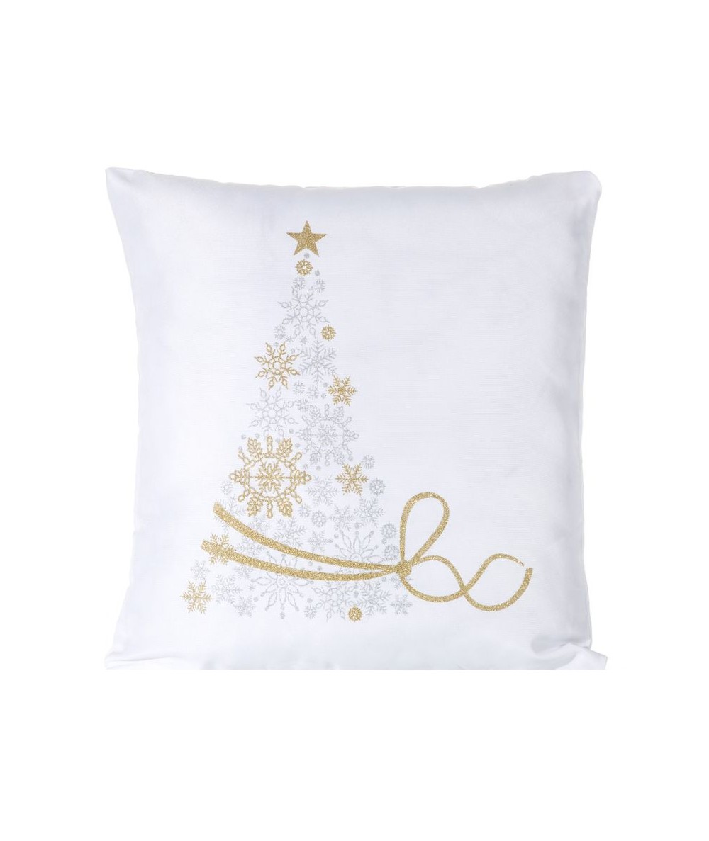 Poszewka Boże Narodzenie Aspazy 2 45x45 biała