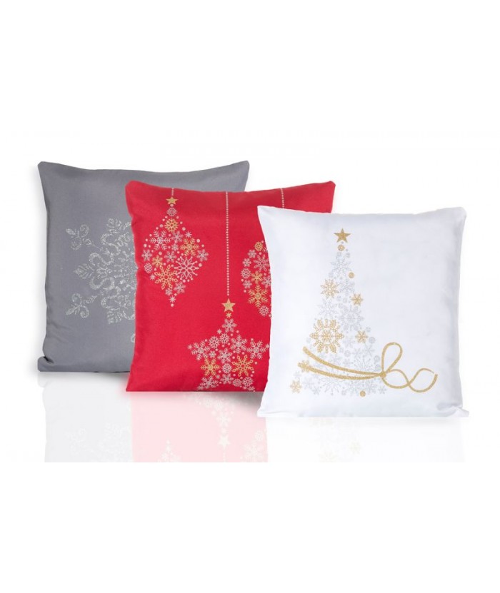 Poszewka Boże Narodzenie Aspazy 2 45x45 biała