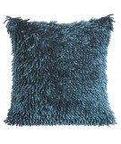 Poszewka z frędzlami Shaggy 1 40x40 ciemnoturkusowa