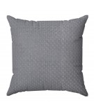 Poszewka mikrofibra Boni 40x40 stalowa/różowa