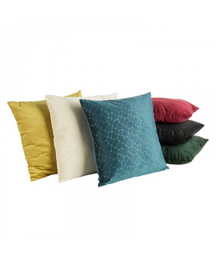 Poszewka velvet Pam 2 45x45 bordowa