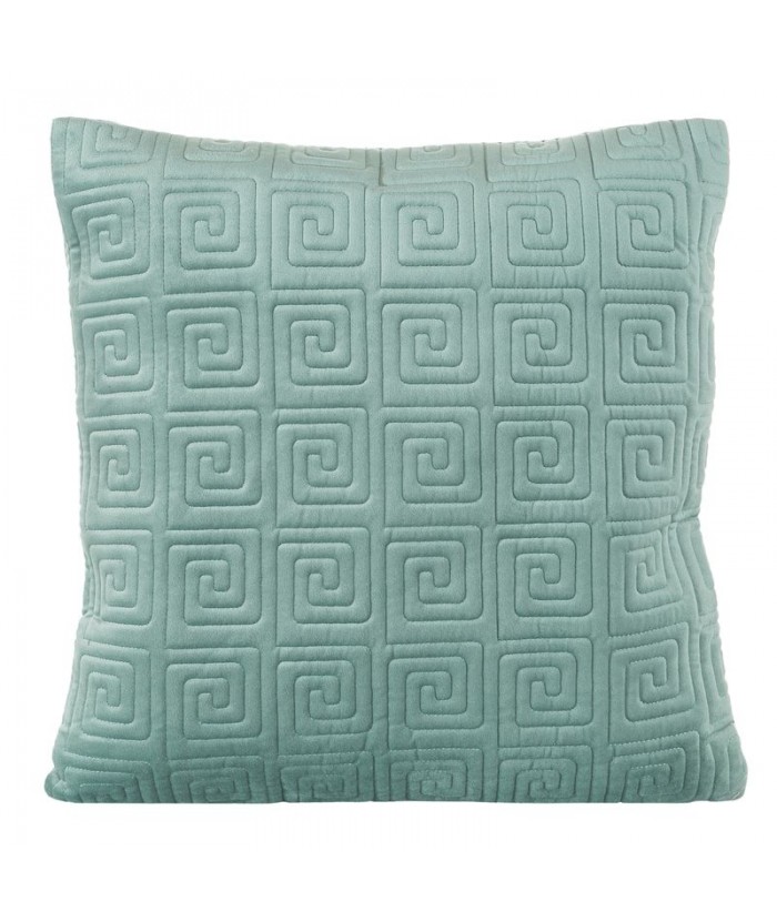 Poszewka velvet Maze 45x45 turkusowa Eurofirany Poszewka velvet Maze 45x45 turkusowa