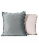 Poszewka velvet Isabel 5 45x45 popielata