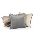 Poszewka velvet Isabel 5 45x45 popielata