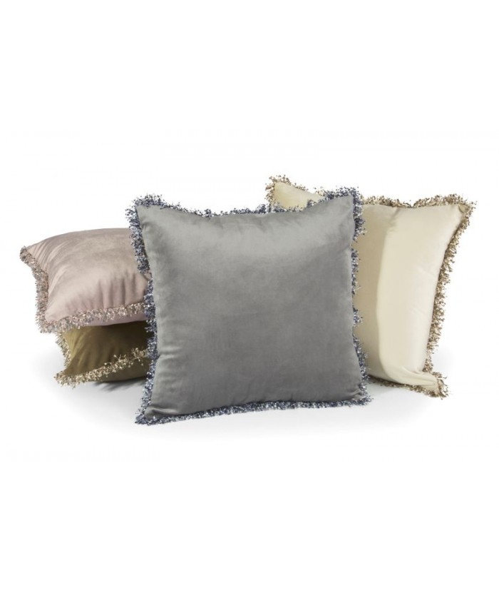 Poszewka velvet Isabel 5 45x45 popielata Eurofirany Poszewka velvet Isabel 5 45x45 popielata