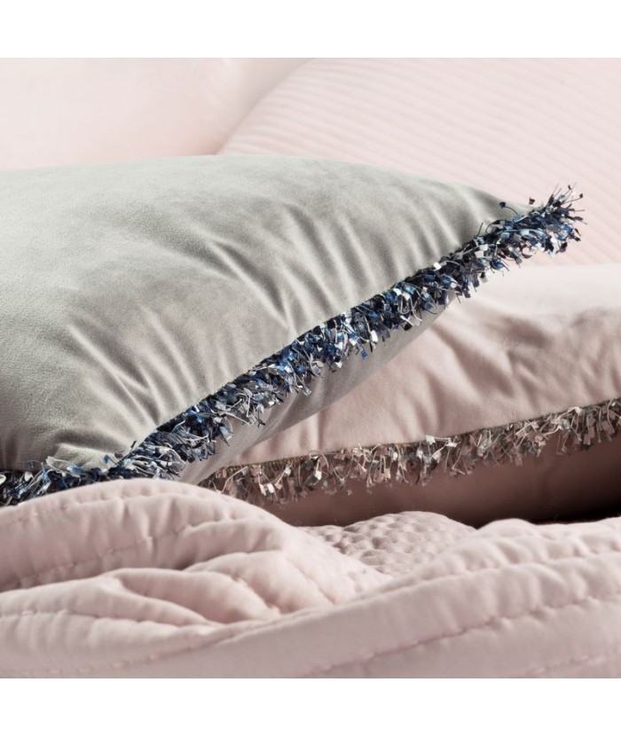 Poszewka velvet Isabel 5 45x45 popielata Eurofirany Poszewka velvet Isabel 5 45x45 popielata